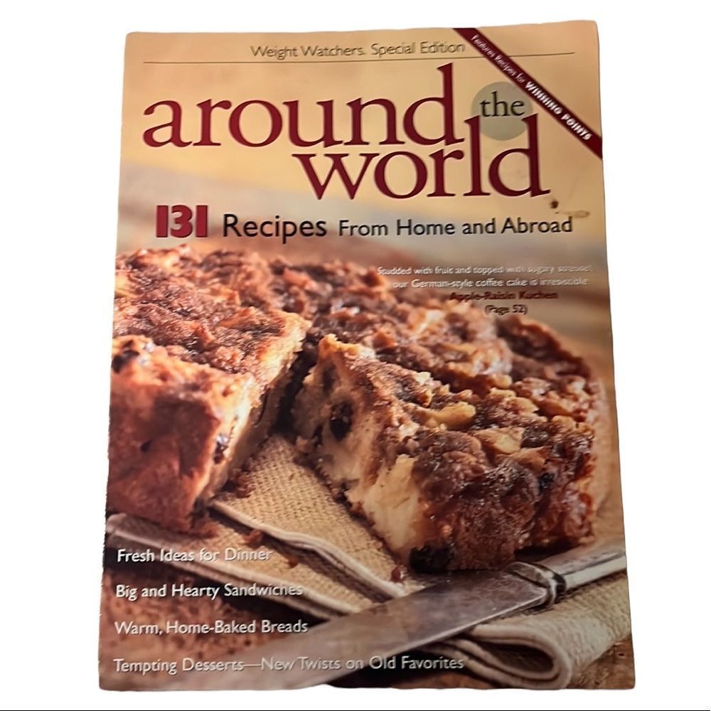 2002 Weight Watchers Special Edition Around The World Magazine 131 Recipe’s